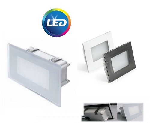 Segnapasso LED 3w per Scatola 503 170 Lumen Luce Natura